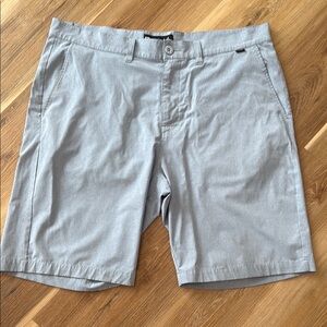 Travis Mathew Light Blue Flat Front Shorts